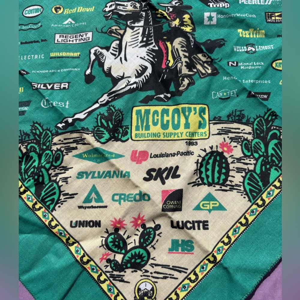 VTG McCoy’s Building Supply Center Bandana - Picture 2 of 6